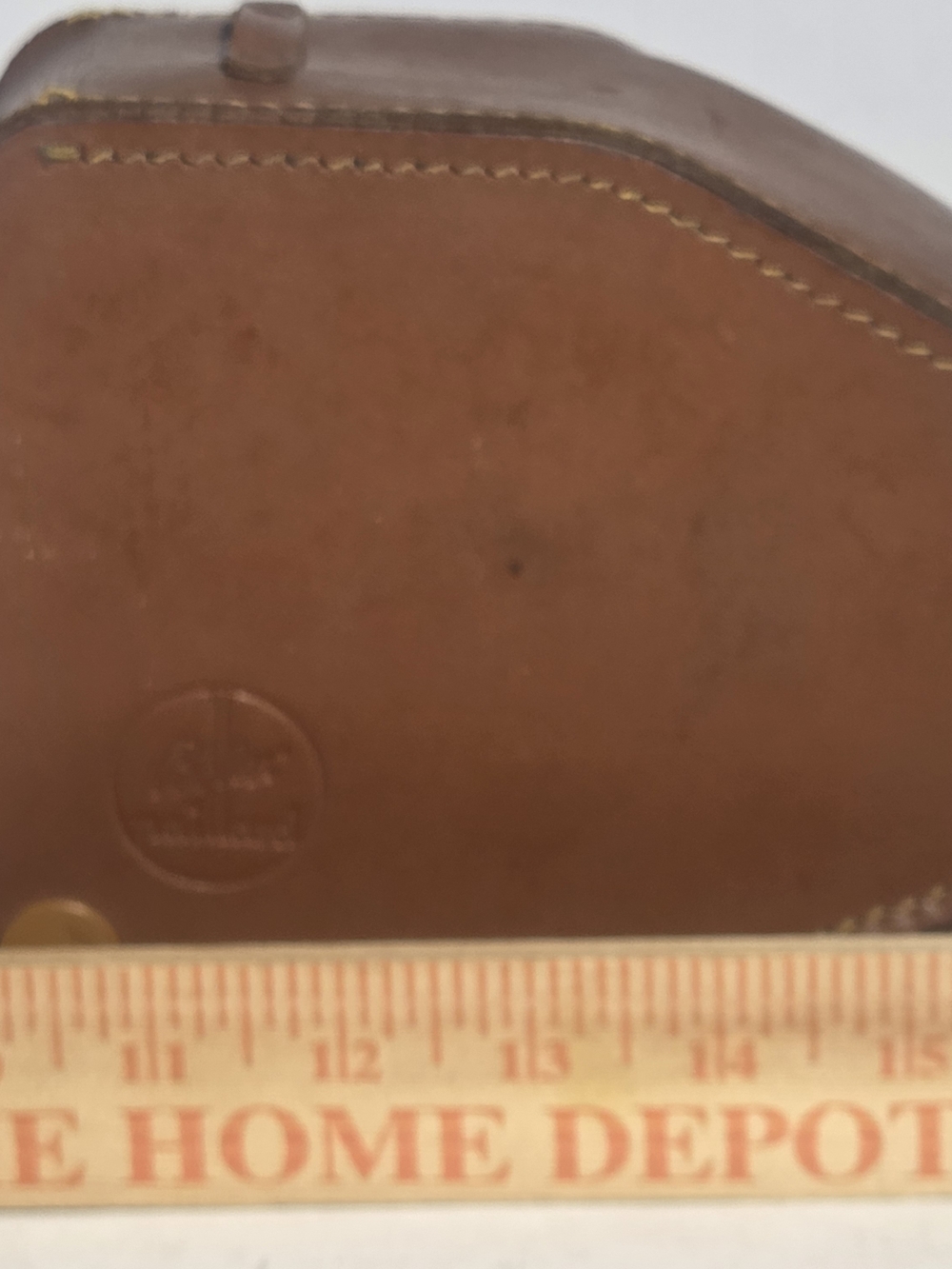 Vintage Bolex Paillard Brown Leather Camera Case - Made in England